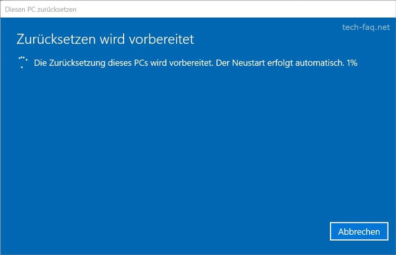 Windows wird neu installiert