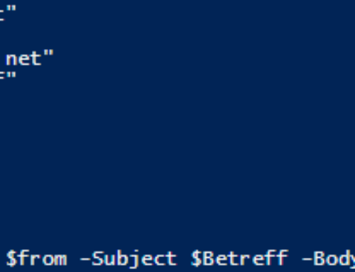 E-Mail per Powershell versenden